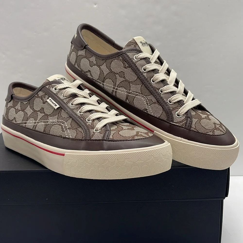 Coach Men's CITYSOLE PLATFORM Sneakers 
OAK/SADDLE
C5931 QGB 10011275JAX - Picture 4 of 16